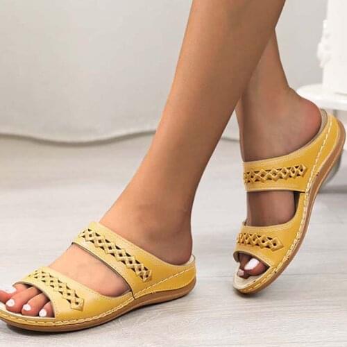 Women Sandals Shoes Retro Beach Ladies Shoes Women New Womens Shoes Woman Gladiator Flat Sandals For Women Sandalia Feminina