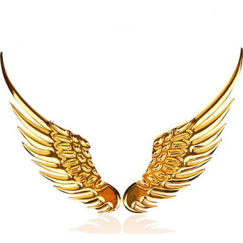 1 Pair Fashion 3D Wings Car Sticker For Nissan Tiida Teana Skyline Juke X-trail Almera Qashqai Livina Sunny March Murano Geniss