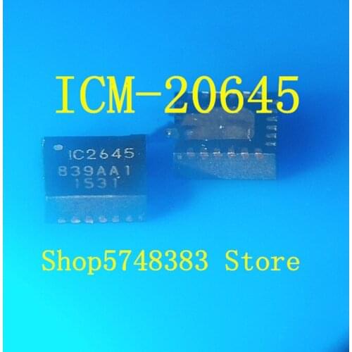 1PCS-10PCS/LOT new original ICM-20645 ICM20645 IC2645 QFN IC Gravity sensor chip