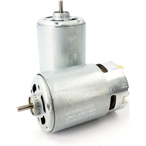 1PC MABUCHI RS-550VC-8520 Motor DC 6V-12V 21000RPM High Speed Large Torque for Power Garden Tools/Electric Drill