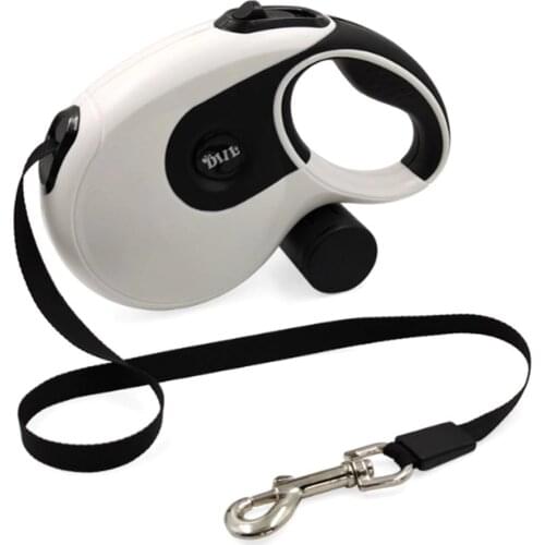 5m 8m Retractable Pet Dog Leash With Poop Bag Set Durable Strong Leash For Medium Large Dogs Automatic Dog Running Walking Lead