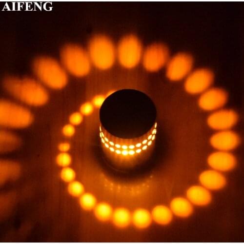 AIFENG 3W Led Wall Light Modern Lamp Fixture Luminous Lighting Sconce AC 85V-265V For Bar KTV Restaurant Indoor Decor Wall Lamps