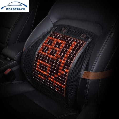 Car Seat Waist Cushion Office Chair Massage Back Lumbar Support Mesh Cushion Pad Black Mesh Back Lumbar Cushion for Car Driver