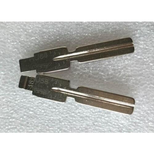 Free Shipping10pcs NO.18 Engraved Line Key for oldbmw 2 in 1 LiShi HU58 scale shearing teeth blank