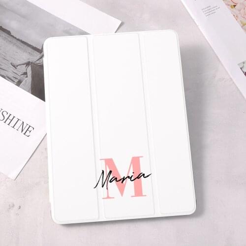 Custom Name ipad case For Air 4 iPad Pro 2020 10.5 With Pencil Holder 10.2 inch 8th Generation 7th 12.9 Pro 2018 Mini 4 5 Case