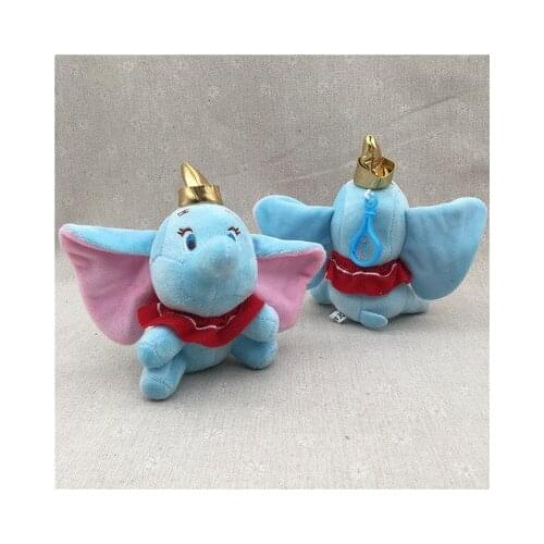 Disney Dumbo 99851 Anime Plush Keychain Cartoon Doll chain Toy Pendant Ornament Children Birthday Gifts