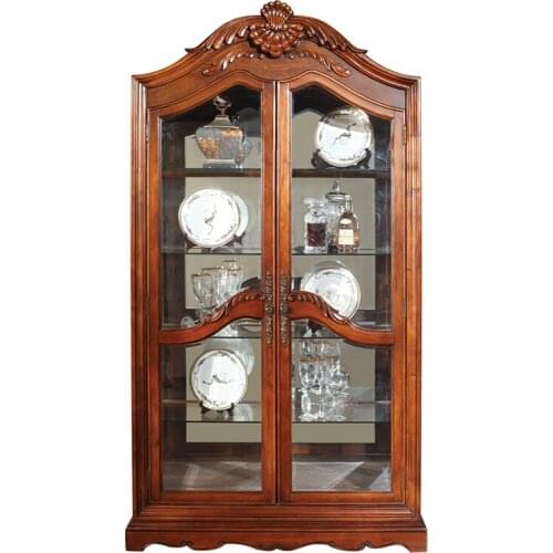 Wooden glass classic dining sideboard cabinet of dinner sideboard Aparador GH156