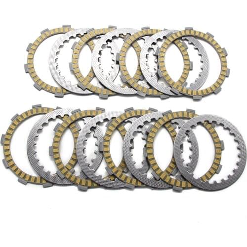 Motorcycle Clutch Friction Disc Plate Kit For Yamaha FZR400 FZR400U/W/A/SUC/SWC/SAC OEM:21V-16321-00/3XP-16321-00 8 131-16324-00