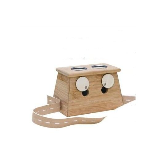 More high quality bamboo double Kong Yi moxibustion box moxibustion with moxa cone moxibustion apparatus moxibustion -ajh8