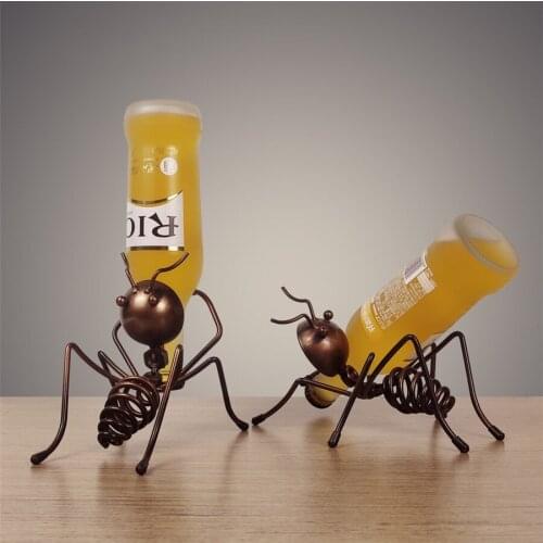 Creative Small Wine Rack Ant Wine Holder Beer Cocktail Decoration Living Room Dining Room Interior Decoration