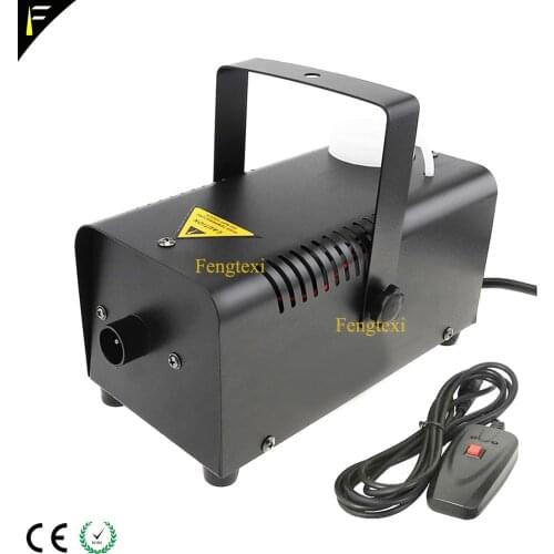 Party Club Mini LED RGB 400w Fog Smoke Machine Fogger Nebulizer with Remote & Manual Control for Halloween Wedding