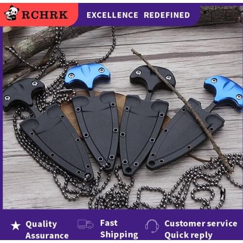 Multifunctional Mini Hanging Necklace Knife Protable Outdoor Camping Knife Rescue Survival Tool Tea Knife Mini Portable Tool Hot