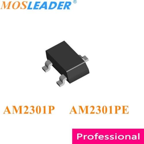 Mosleader AM2301P AM2301PE SOT23 3000PCS AM2301P-T1-PF AM2301PE-T1-PF AM2301 P-Channel 20V Chinese goods High quality