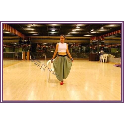 Belly Dance Harem Pants Satin Silk Tribal Bloomers GA144