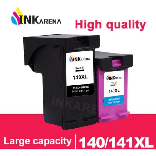 INKARENA Refill Ink Cartridge Replacement For HP Cartridge 140 141 XL Photosmart C4273 C4283 C4480 C4483 C5283 Printer Cartridge