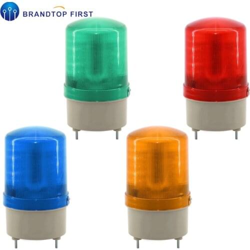 LED-1101 Flash Warning Light Firemen Emergency indicator light Red Blue Green Yellow