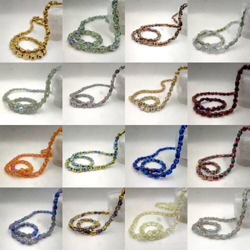 U pick colors 20pcs Skull Crystal Glass Loose Spacer Beads 10x8mm DIY Jewelry Makeing