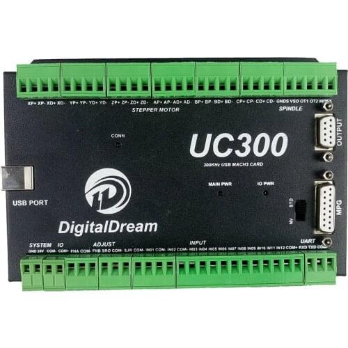USB Mach3 CNC Controller UC300 NVUM upgrade 3 / 4 / 5 / 6 Axis motion Control Card for CNC milling machine
