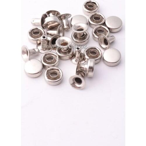 100sets/lot 7*7mm Small Metal snap Buttons for Bag trousers garment decoration accessories 7*7mm