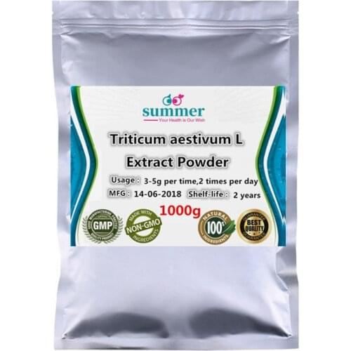 1000g Triticum extract powder,Fu xiao mai,light wheat,Fructus Tritici Levis extract for skin & hair nourishment,anti-oxidant