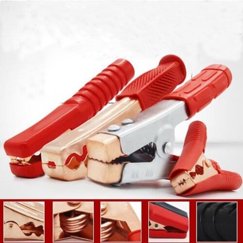 2PCS Battery Clips Car Battery Fire Wire Clips Charger Cards Alligator Clips