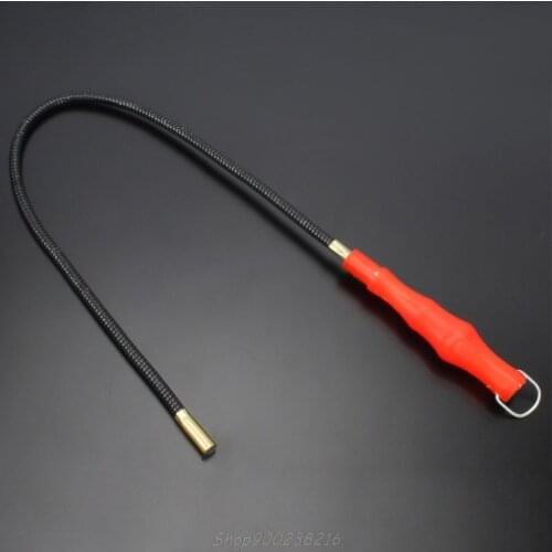 60cm Flexible Magnetic Pickup Tool LED Light Magnet Garage Tool Repair Pick Up Bendable Metal Grabber Au04 20 Dropship