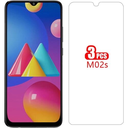 Case for samsung m02s cover screen protector tempered glass on samsun galaxy m 02s m02 s protective phone coque bag samsungm02s