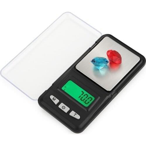Digital Jewelry Scales Weight Balance Mini Precision Electronic pocket weighing scale Accuracy 0.01g for Gold Jewelry Gram scale