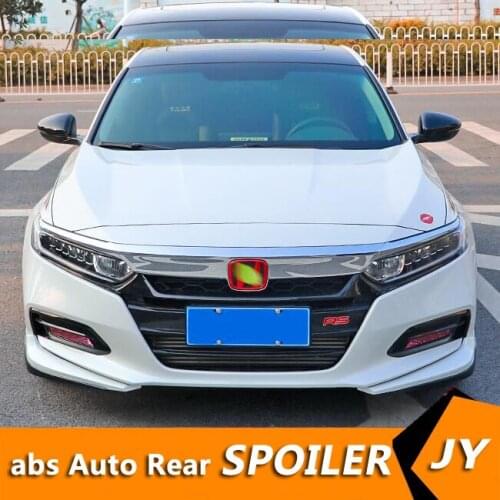 For Honda Accord Body kit spoiler 2018-2019 For Accord SCL ABS Rear lip rear spoiler front Bumper Diffuser Bumpers Protector