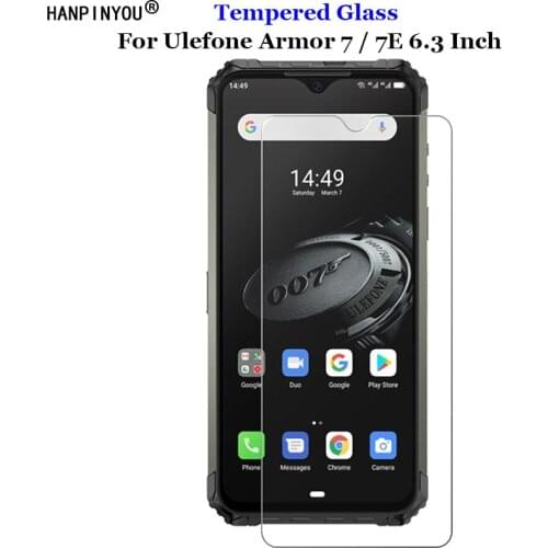 For Ulefone Armor 7 Armor7 Tempered Glass 9H 2.5D Premium Screen Protector Film For Ulefone Armor 7E 6.3"