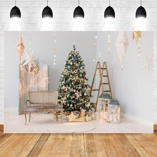 Yeele Photocall Christmas Backdrops Glitte Tree Sofa Baby Portrait Photography Photographic Background Photozone Photo Studio
