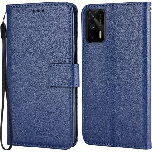 Leather Wallet Case for On Realme Q3 Pro 5G Flip Case Q3 Pro 5G Capa Book casefor Realme Q3 Pro 5G Cover Card Slot Funda