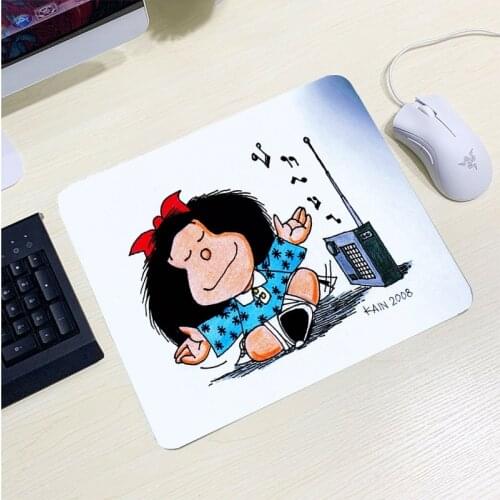 Mafalda Cute Mouse Pad Gamer Keyboard Gaming Desk Mat Mausepad Mousepad Anime Rug Computer Accessories Cheap Gaming Laptop Csgo