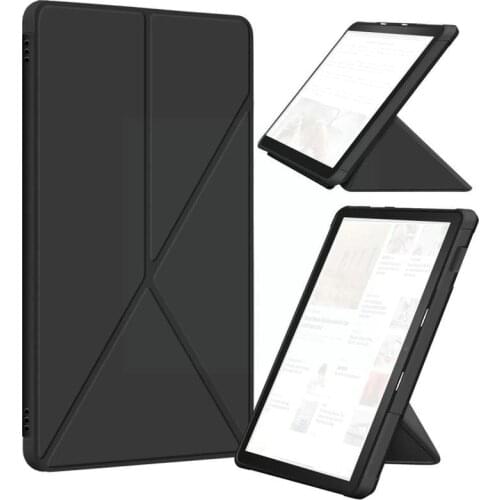 Multi Angle Magnetic Back Cover For Fire HD10 Plus 2021 Cases Generation HD10 Tablet 11th Plus For Fire Leather R5H5