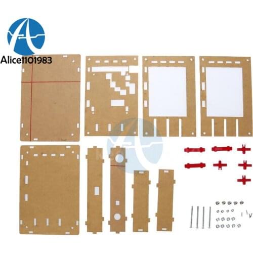 Set of Acrylic DIY Case Cover Shell for DSO138 2.4" TFT Oscilloscope Accessory Acrylic Material Transparent Shell DIY KIT Module