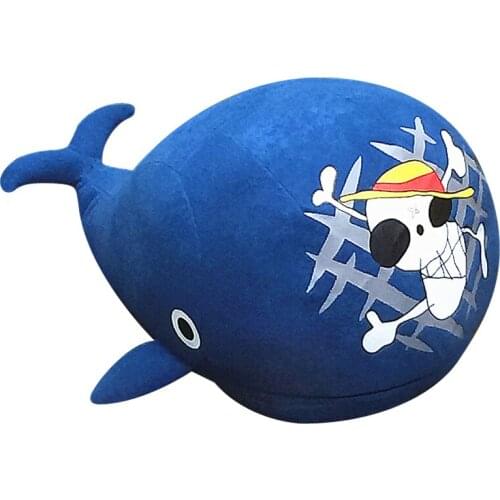 New Japan Anime One Piece Laboon Big Plush Doll 40cm The Straw Hat Pirates Sign Whale Island Cute Stuffed Peluche Kids Toy Gifts
