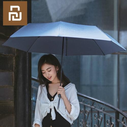Original 90FUN folding umbrella aluminum alloy tube practical waterproof non-automatic rainy sunny umbrella