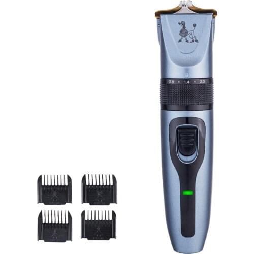 3.7V Rechargeable Dogs Hair Trimmer Electrical Pet Hair Clipper Cutting Machine with 4 guide comb for Small Area Paws Faces Ears