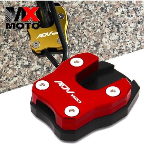 Suitable for Honda scooter ADV-150 CNC aluminum alloy, side support enlarged and widened side parking foot pad adv150 stable