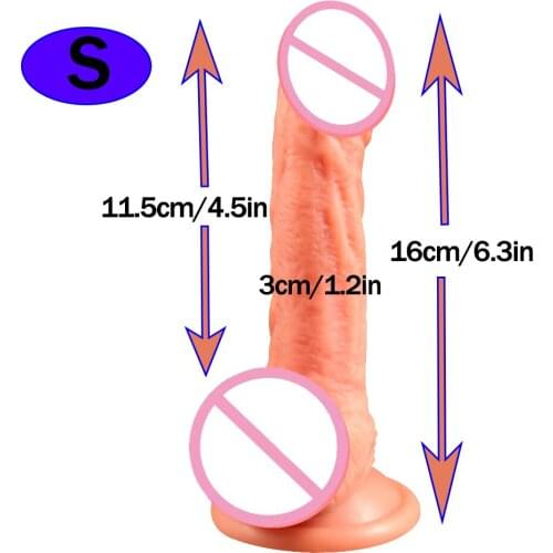 Dildo Realistic Sexual Toys With Suction Cup Sexetoys For Women Lesbian Masturbation Tools Black Penis Thick Glans Dick Sex Shop