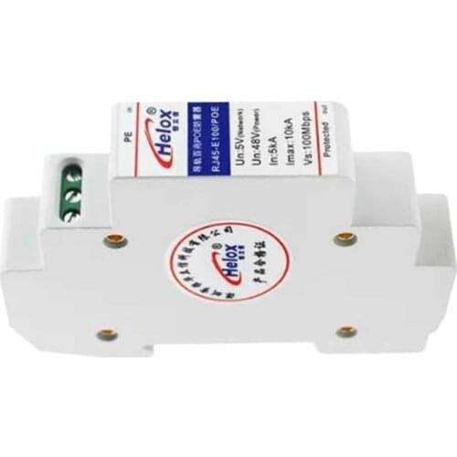 100Mbps Network RJ45 POE Ethernet LAN Surge Protector for Arrester