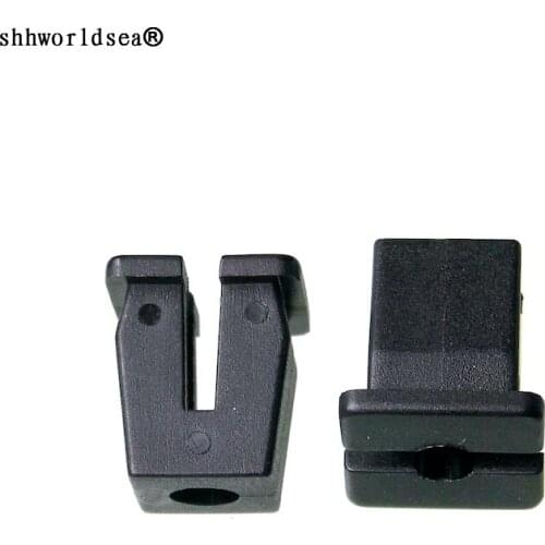 Shhworldsea auto plastic clips and fastener nut retainer for toyota
