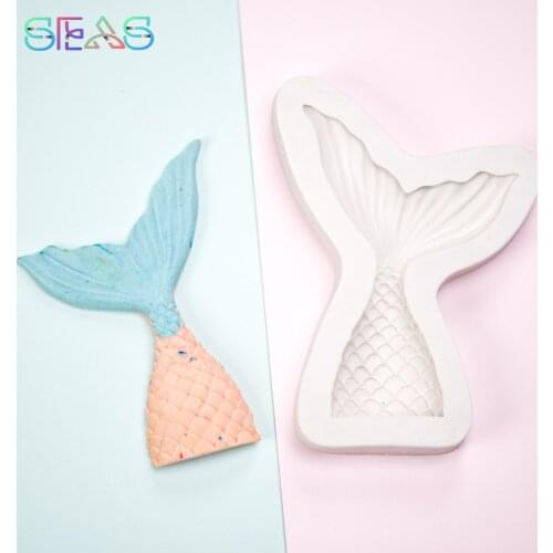 Fish Tail Silicone Mold Cake Baking Molds Biscuit Maker Pastry Tools Accessories DIY Chocolate Molds Kitchen Tools