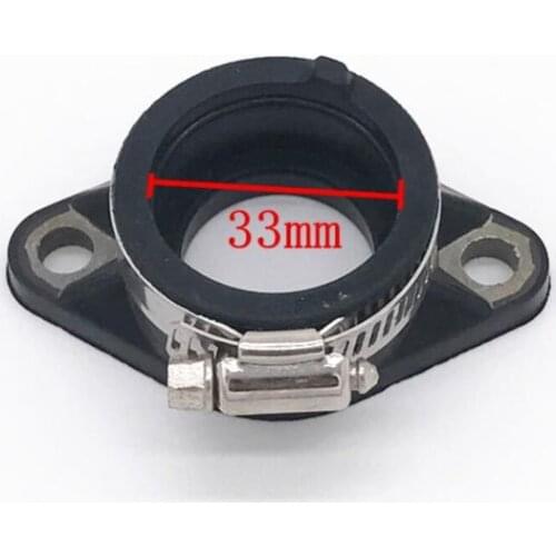 Silicone Carburetor Intake Manifold Joint Boot with Gasket for Suzuki GN125&GS125