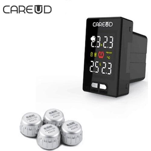 Tire Pressure Monitoring System U912 For Nissan TPMS 4PCS External Sensors Car Security System Easy Install Alarme Carro