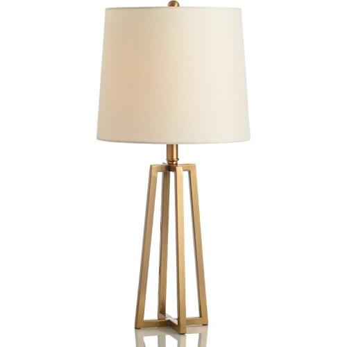 Modern Simple Metal Iron Table Lamps Art Decorative Deks Lamp For Bedroom Bedside Lamp Living Room Study Room