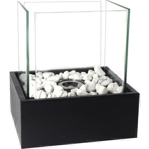 Glass Indoor Kamin Stove Outdoor Bio Fireplace Ethonol Table Top Heater