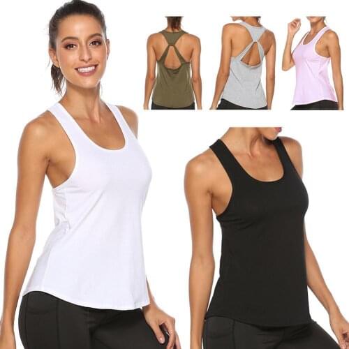 Loose Sleeveless Racerback Workout Tank Tops for Women Yoga Vest Sports Top Women Fitness Sleeveless Tank Top Women Activewear
