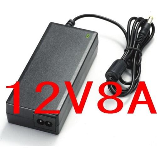 10PCS High quality AC Converter Adapter DC 12V 8A 96W LED Power Supply Charger for 5050/3528 SMD LED Light or LCD Monitor CCTV