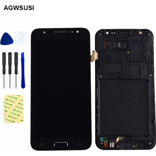 For Samsung J5 2015 LCD Display J500F Digitizer J500 J500FN J500M LCD Touch Screen Digitizer Assembly Frame Replacement